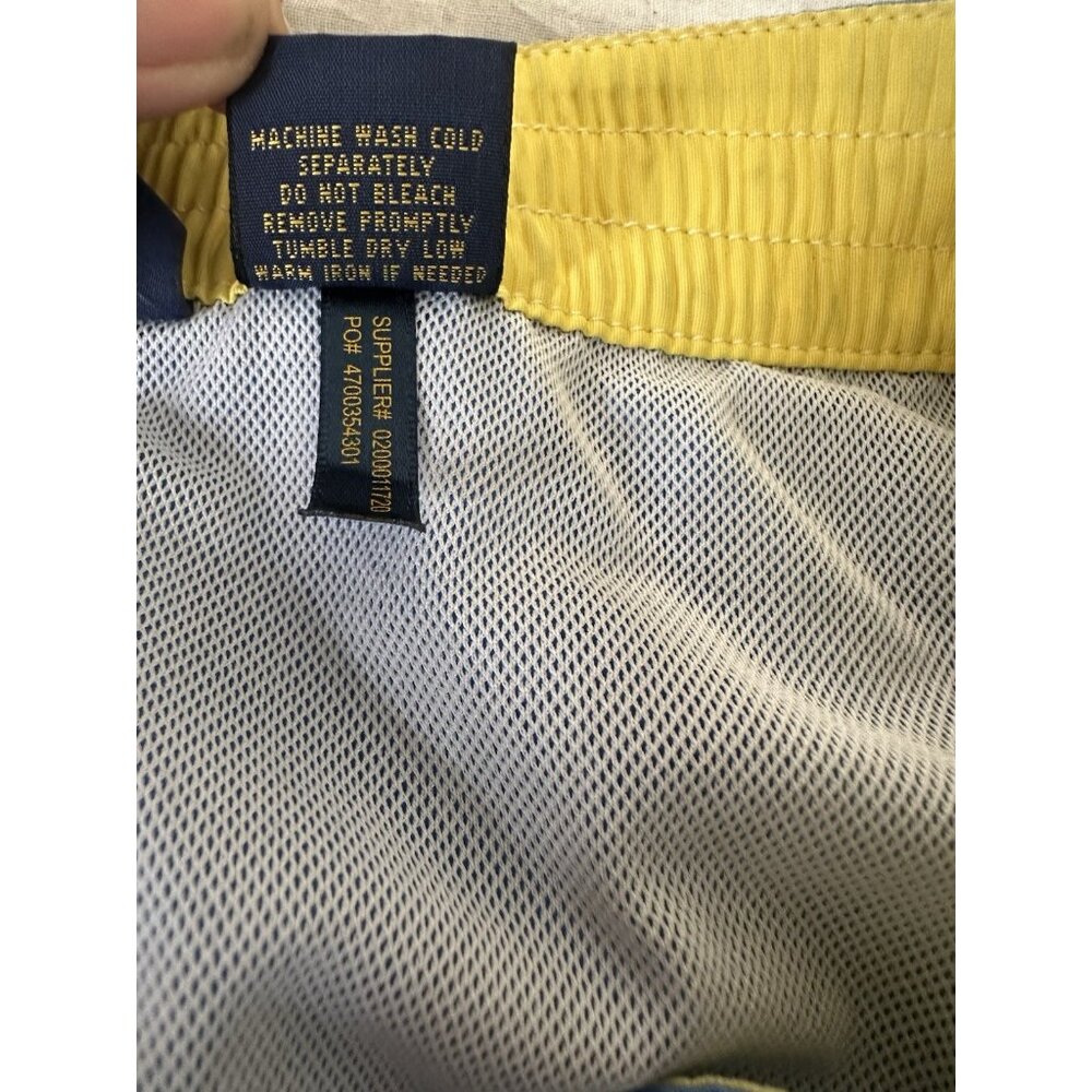 Polo Ralph Lauren Men's Size XL Swimwear Shorts Trunks Blue Lined Preppy Pockets - Picture 8 of 9